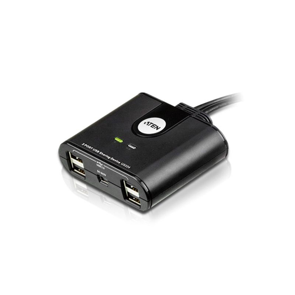 ATEN US224 switch per keyboard-video-mouse (kvm) Nero