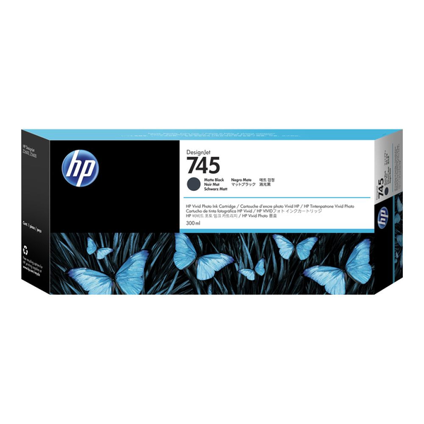 HP 745 300-ml DesignJet Matte Black Ink Cartridge Druckerpatrone 1 Stück(e) Original Hohe (XL-) Ausbeute