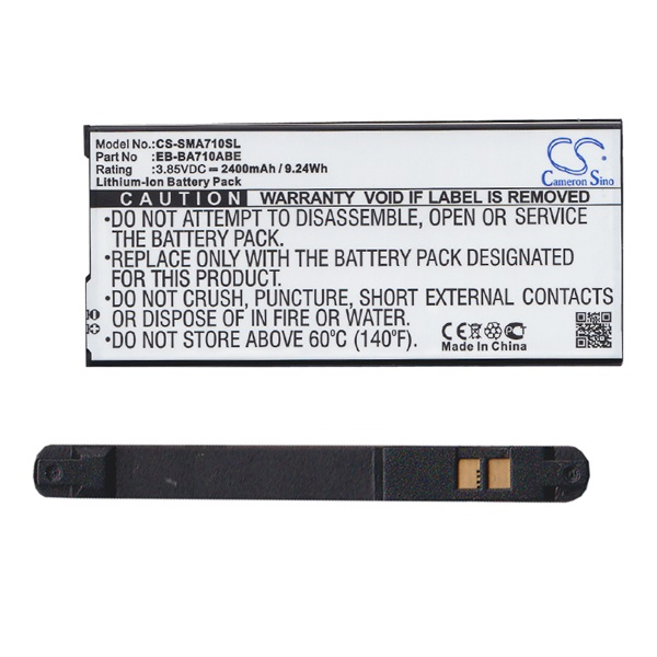 Cameron Sino Li-Ion akku (3.85V/2400mAh, Samsung EB-BA710ABE kompatibilis) FEKETE Samsung Galaxy A7 (2016) SM-A710F (CS-SMA710SL)
