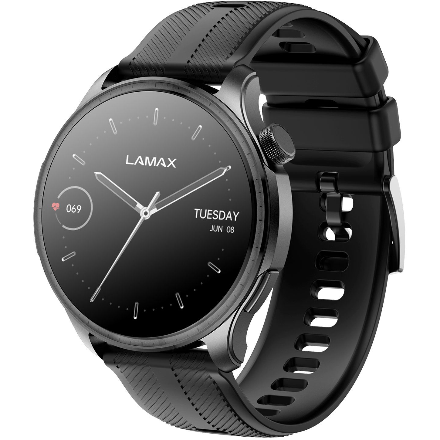 LAMAX Prism AMOLED Black 1,43" Okosóra (LXAWMPRISMABA)