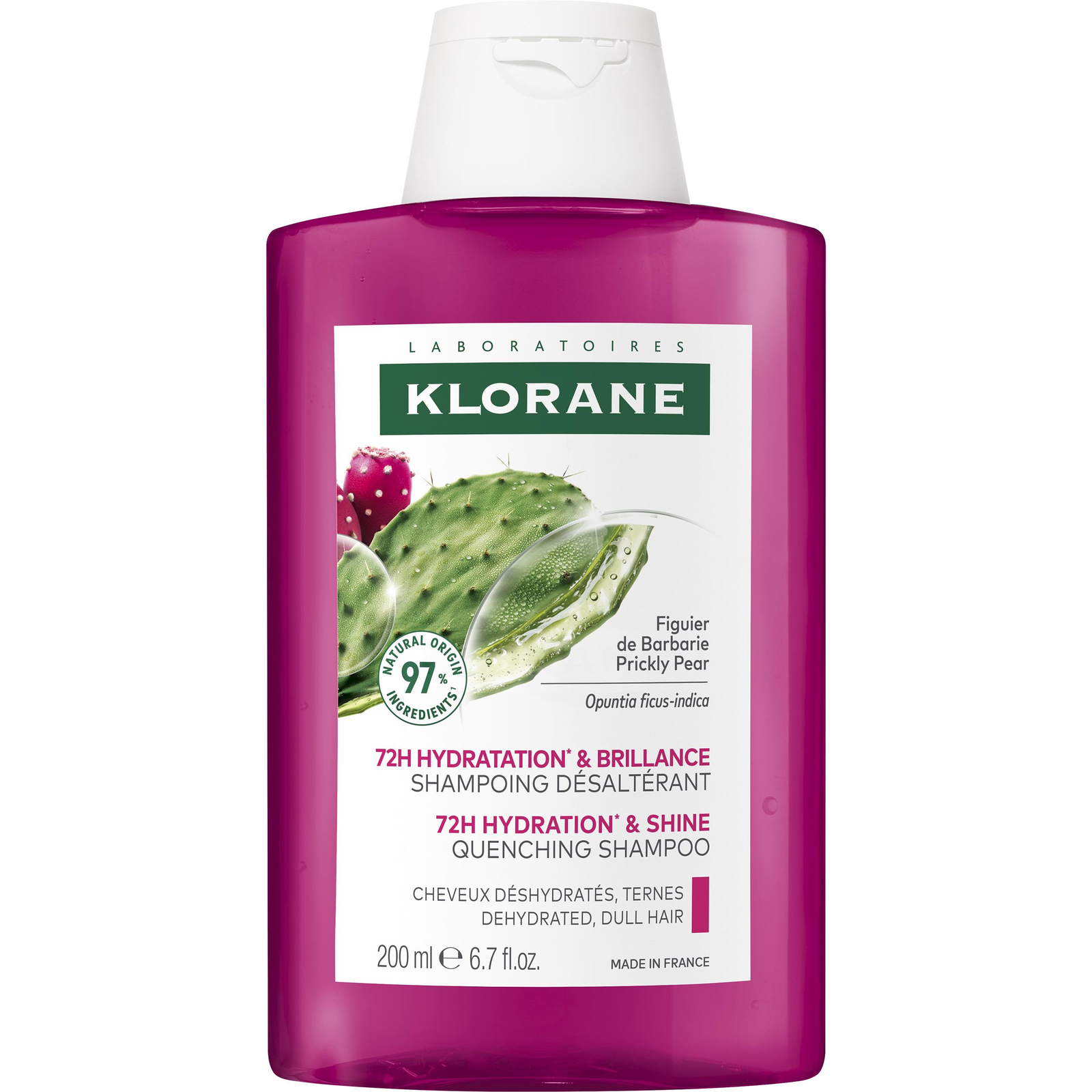 KLORANE Hidratáló sampon, fügekaktusz, 200ml (263645)