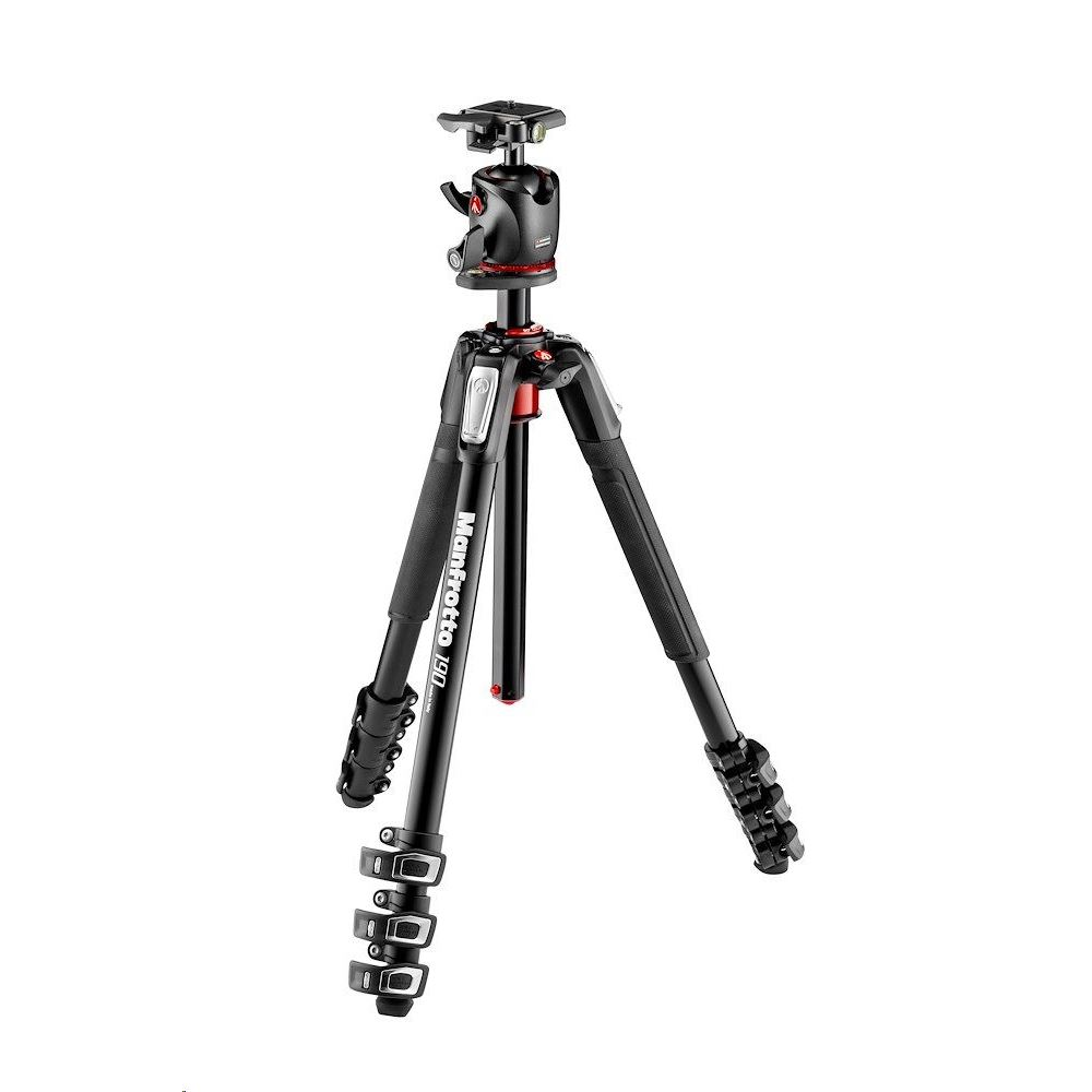 Tripod Manfrotto MK190XPRO4-BHQ2 171,5 cm čierna (MK190XPRO4-BHQ2)