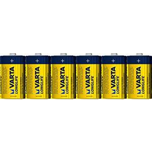 Alkalická baterie Varta D (R20) 6 ks