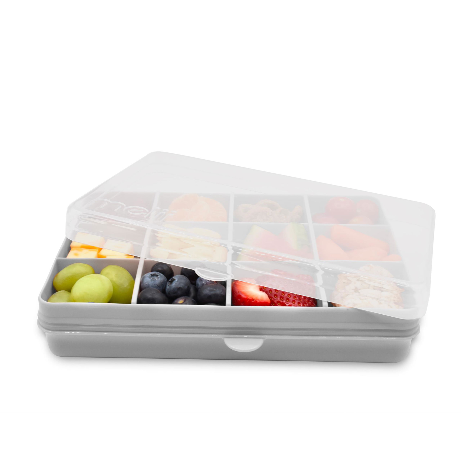 Melii Snackle Box, snack doboz, 1368 ml, szürke (790693190002)