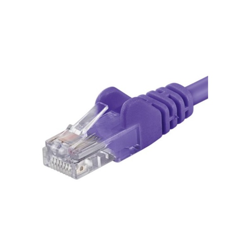 PremiumCord CAT6 Patch Kábel 2m - Lila (SP6UTP020V)