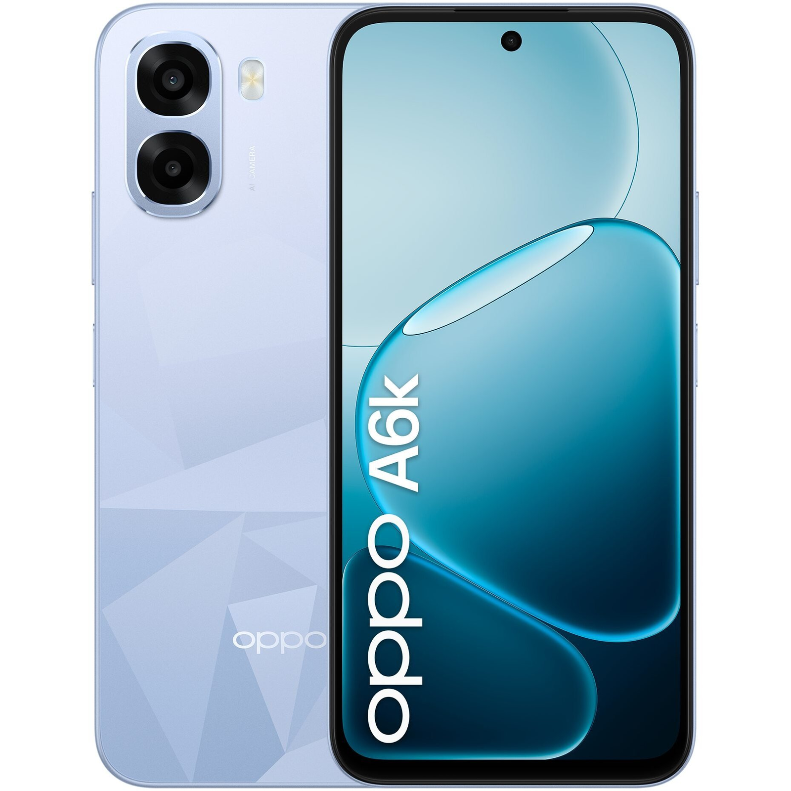 OPPO A6k 17,1 cm (6.75") Dual SIM Android 15 4G USB Typ-C 4 GB 256 GB 6100 mAh Modrá
