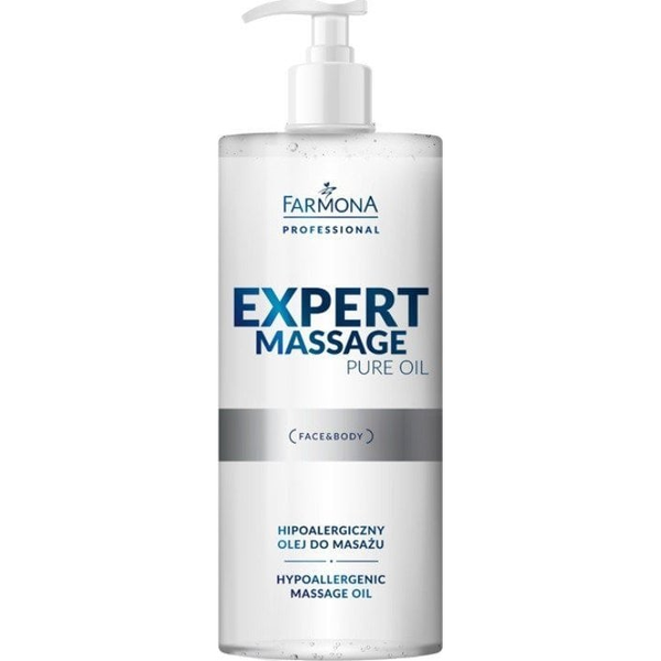  Farmona EXPERT MASSAGE PURE OIL (Face&Body) Hipoalergiczny olej do masażu 500ml.
