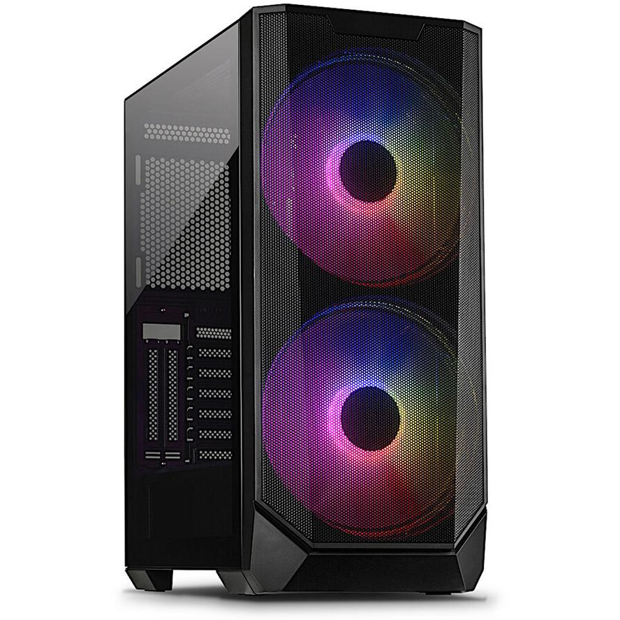 Inter-Tech IT-3503 Airstream Gaming Számítógépház - Fekete (88881353)