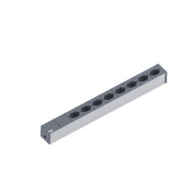 BACHMANN 48,26cm 19Zoll Steckdosenleiste 8xT13 Buchsen