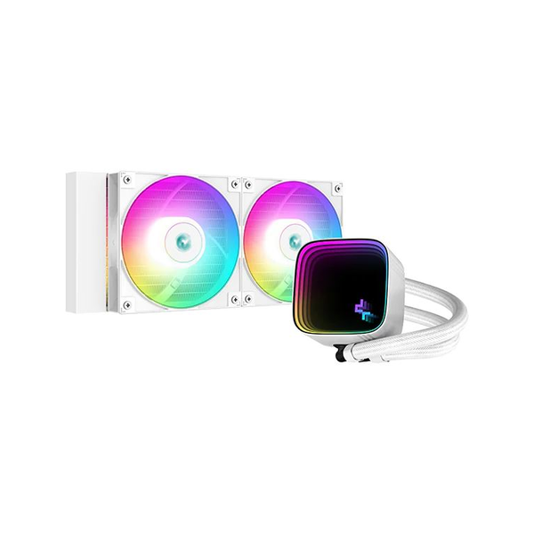 DeepCool LS520 SE WH Procesor Vodné chladenie typu všetko v jednom 12 cm Biela 1 kusov