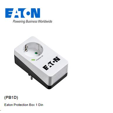 Eaton ProtectionBox 1, 1×DIN túlfesz-védő aljzat (PB1D) (PB1D)