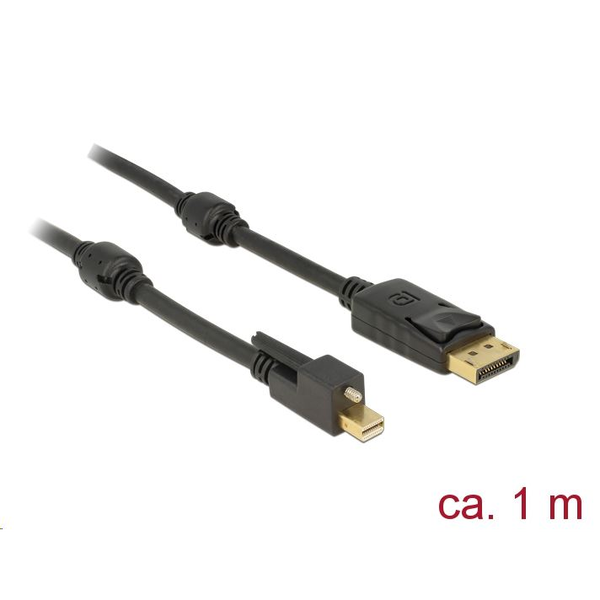 Delock 83721 Mini DisplayPort > DisplayPort 4K 1m