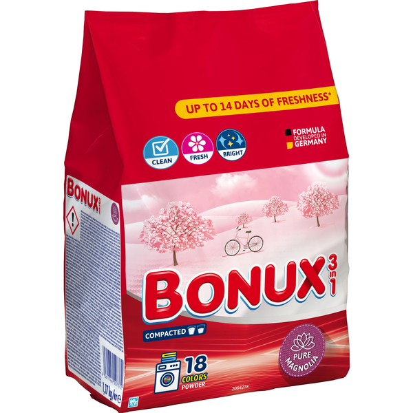 BONUX Pure Magnolia 1,17 kg (18 mosás)