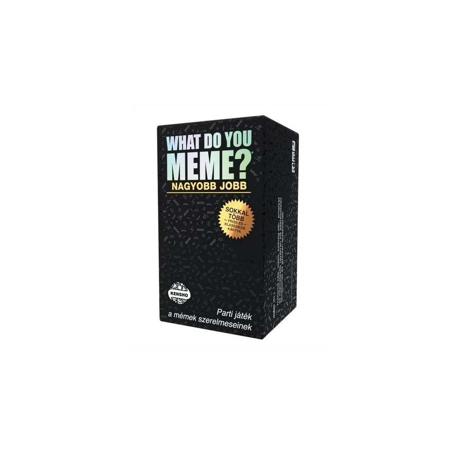 Kensho What do You MEME - Nagyobb, jobb kiadás Szórakoztató party társasjáték (KEN34442)