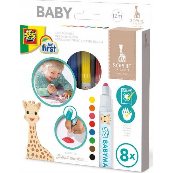 SES Creative My First 14491 evidenziatore 8 pz Multicolore