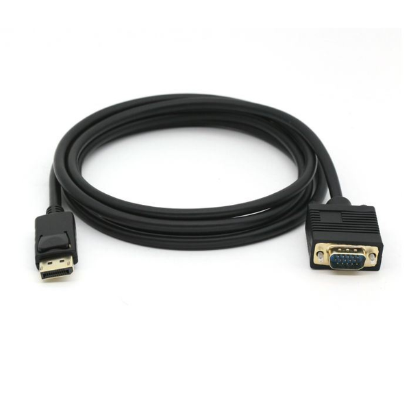 Equip 119338 adaptador de cabo de vídeo 2 m VGA (D-Sub) DisplayPort Preto