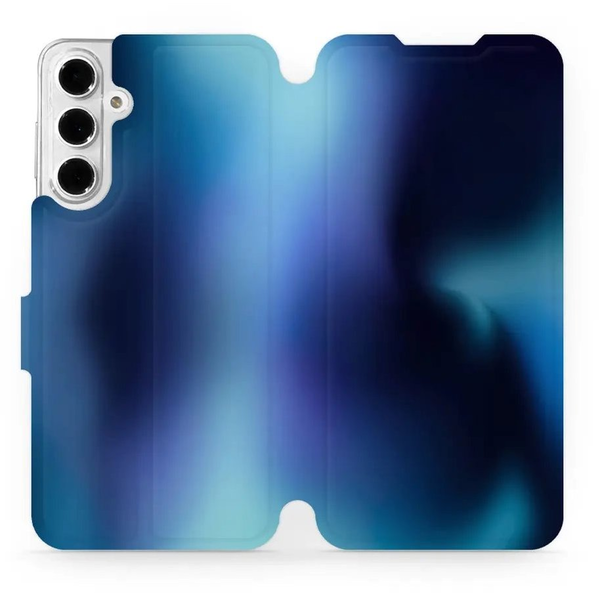 Mobiwear Samsung Galaxy A16 4G / 5G flip tok - kék árnyalat