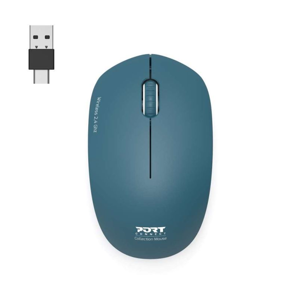 Port Designs Wireless Collection II Egér 1600 DPI - Kék