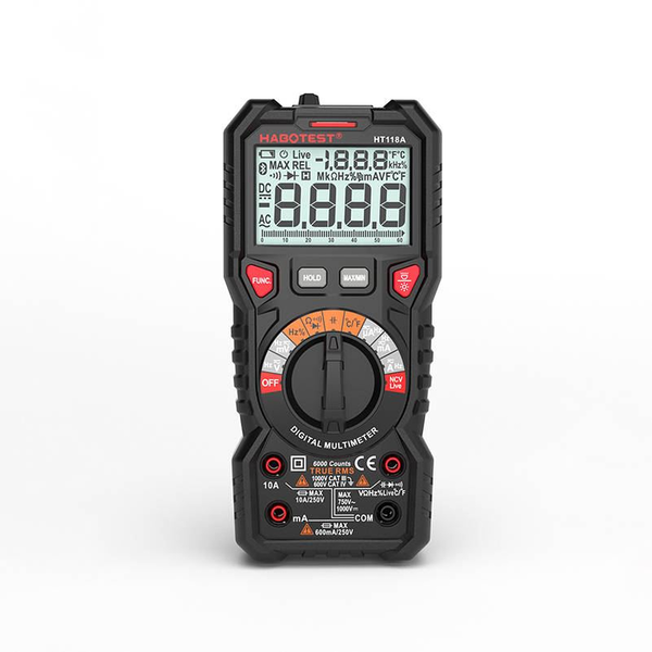 Habotest HT118A True RMS, NCV digitális multiméter zseblámpával
