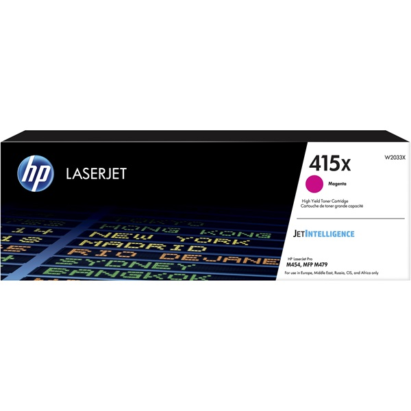 HP 415X 6000/oldal M454/M479 bíborvörös (W2033X)