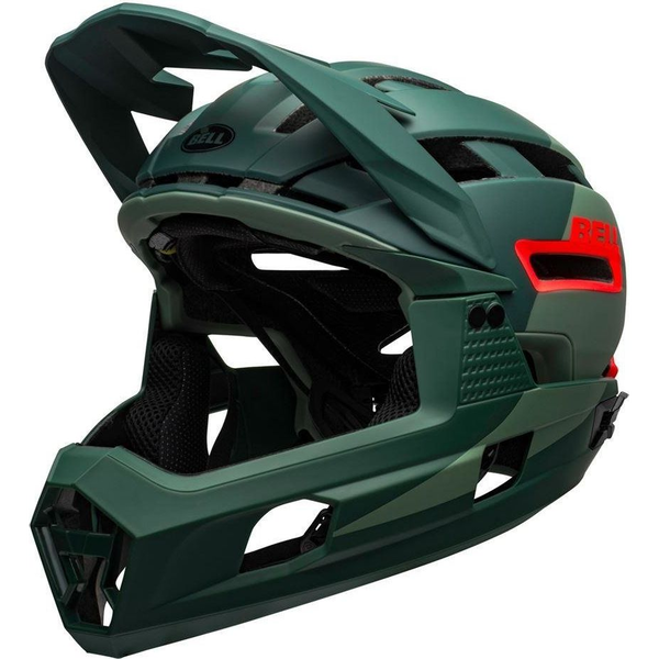 Bell Kask full face SUPER AIR R MIPS SPHERICAL matte gloss green infrared r. M 55–59 cm (308752)