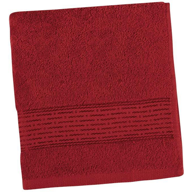 Bellatex Terry Collection Stripe - Towel 17/20 - 70 × 140 cm - burgundy (1642)