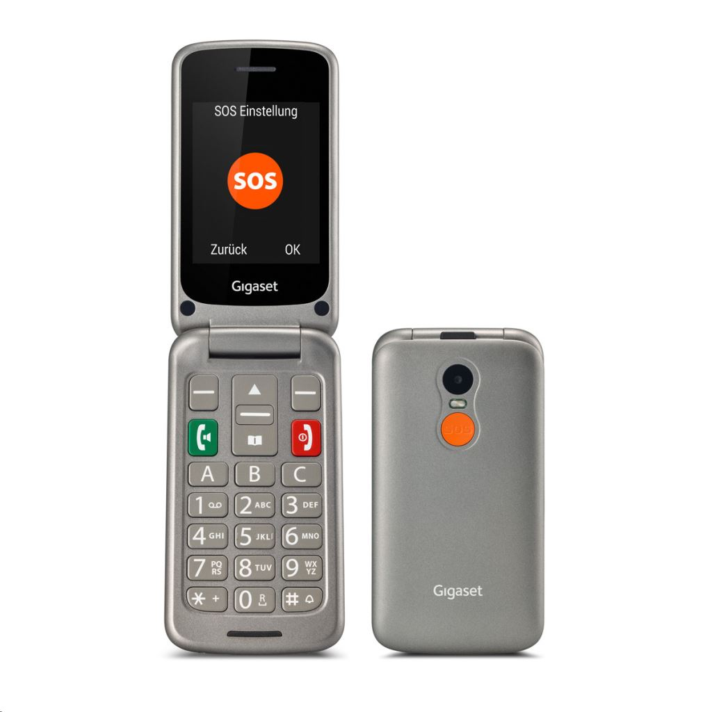 Gigaset GL590 Dual-Sim mobiltelefon szürke (GL590)