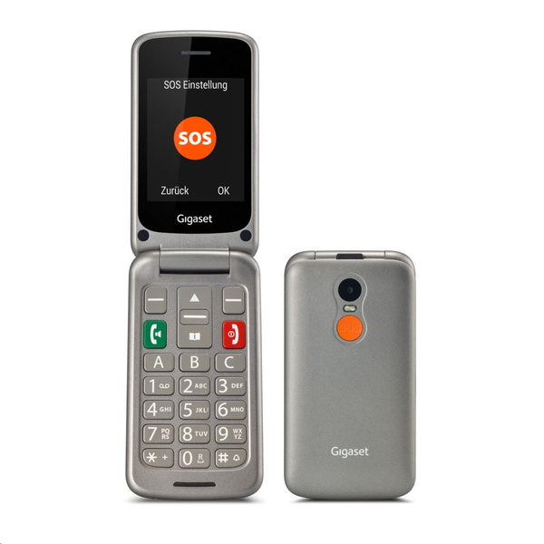Gigaset GL590 Dual-Sim mobiltelefon szürke