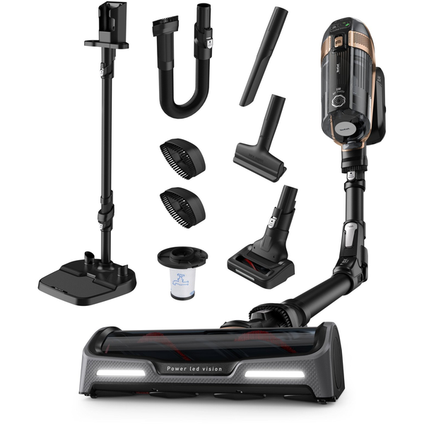 Tefal 2211401074 aspiradora de pie y escoba eléctrica Aspiradora escoba 2 en 1 Batería Secar HEPA Sin bolsa Negro