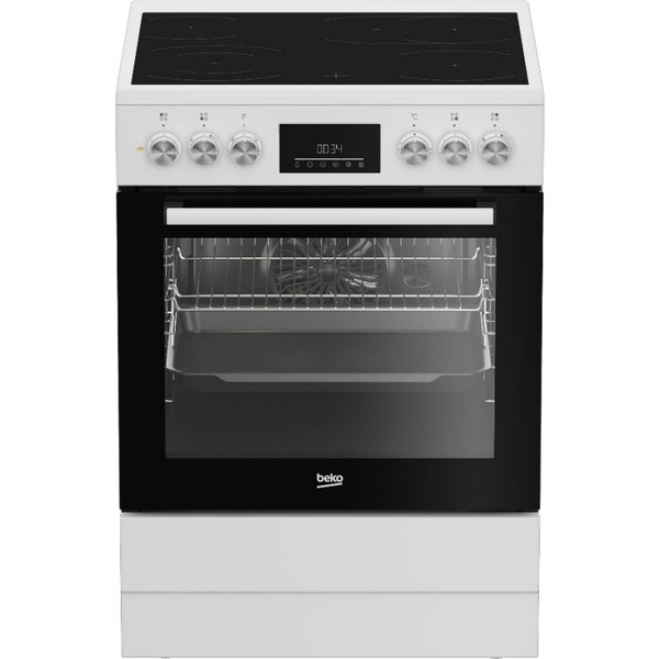 Beko FBM67320WS Szabadonálló tűzhely Elektromos Kerámia Fehér