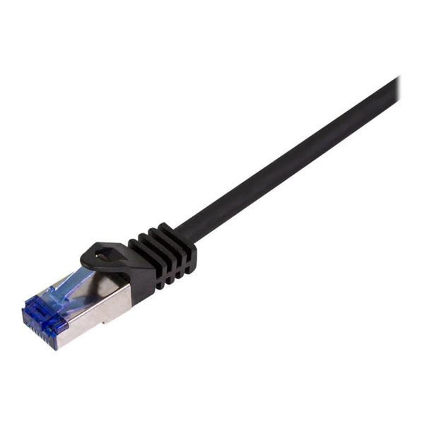 Logilink Patchkabel Ultraflex, Cat.6A, S/FTP, schwarz, 2 m