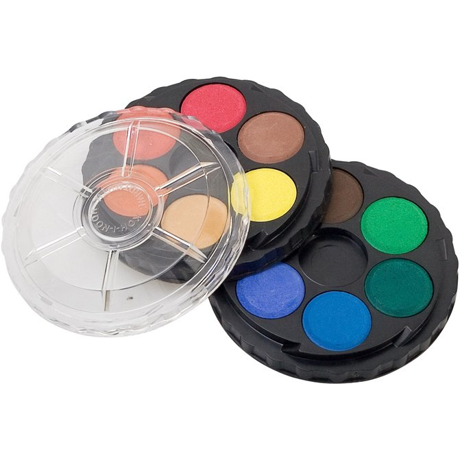 Koh-i-Noor 22.5mm/gomb Vízfesték - 12 színű (7270016000)