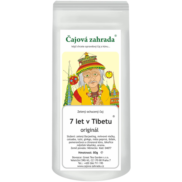 Tea Garden - 7 years in Tibet ® - green flavored tea, 80 g