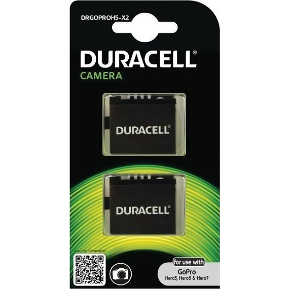 Duracell DRGOPROH5-X2 batterij voor camera's/camcorders 1250 mAh