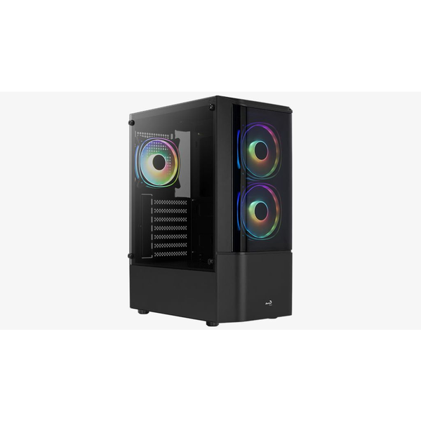 Carcasa, Aerocool, RGB, Negru