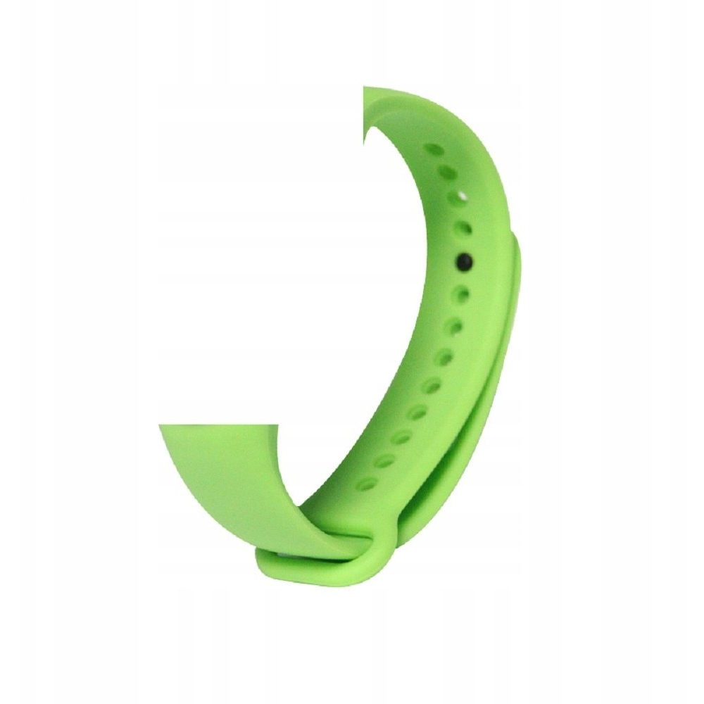 Devia DELUXE SPORT pótszíj (egyedi méret, szilikon, állítható) VILÁGOSZÖLD Xiaomi Mi Band 5 / Mi Band 6 NFC / Mi Band 6 (ST108417) (ST108417)