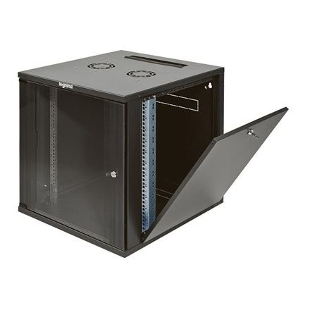 Legrand 6 462 02 12U Fritstående reol Sort