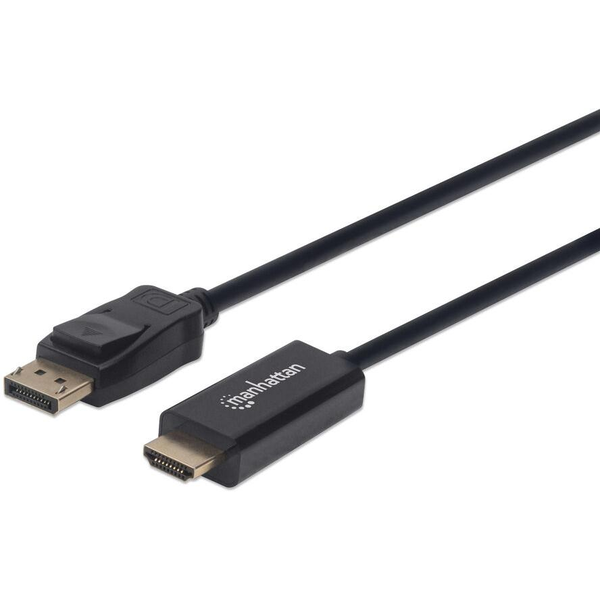 Manhattan 152679 câble vidéo et adaptateur 1,8 m DisplayPort HDMI Noir