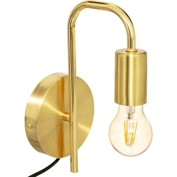 Aplique De Metal Dorado "keli" D12cm
