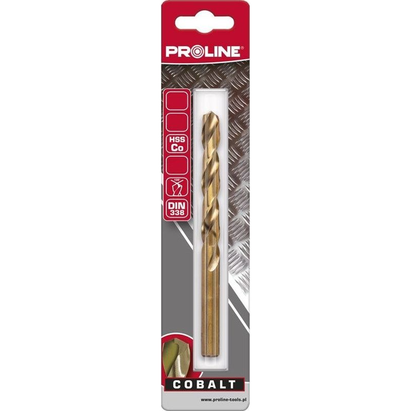 Wiertło Pro-Line WIERTŁO DO MET HSS-CO DIN338 SZLIF.4.2MM SZT.2 BLIST PROLINE