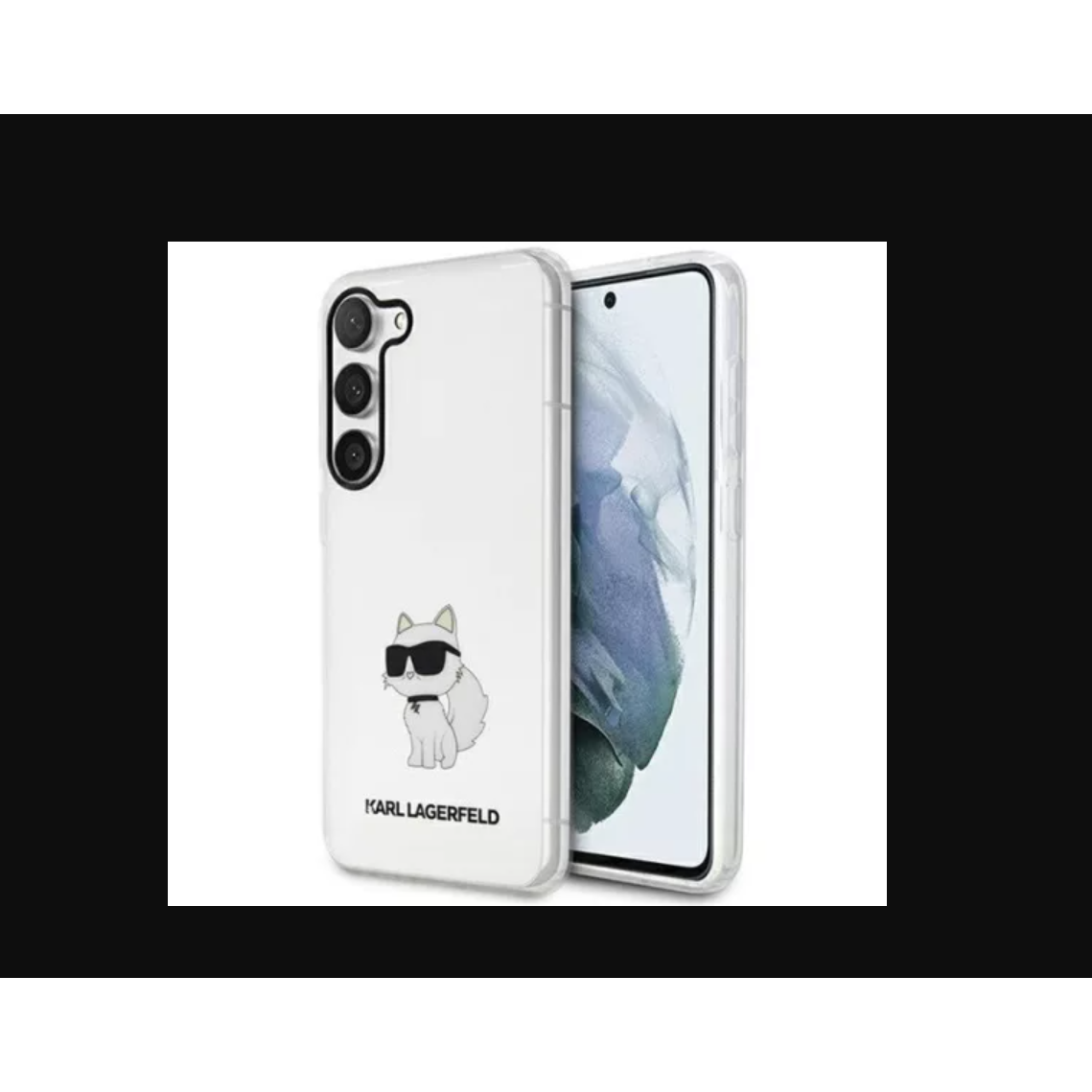 Karl Lagerfeld Samsung Galaxy S23 Hátlapvédő Tok - Átlátszó (KLHCS23SHNCHTCT)