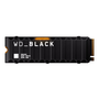 Black SN850X NVMe SSD 8 TB (schwarz, PCIe 4.0 x4, NVMe, M.2 2280, Kühlkörper)