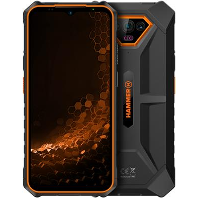 Smartfón Hammer Iron V 6 GB / 64 GB 4G (LTE) oranžový (SMARTFON HAMMER IRON V pomarańczowy)