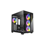 Antec C5 számítógépház - ARGB, edzett üveg, 7db ARGB PWM ventilátorral, fekete
