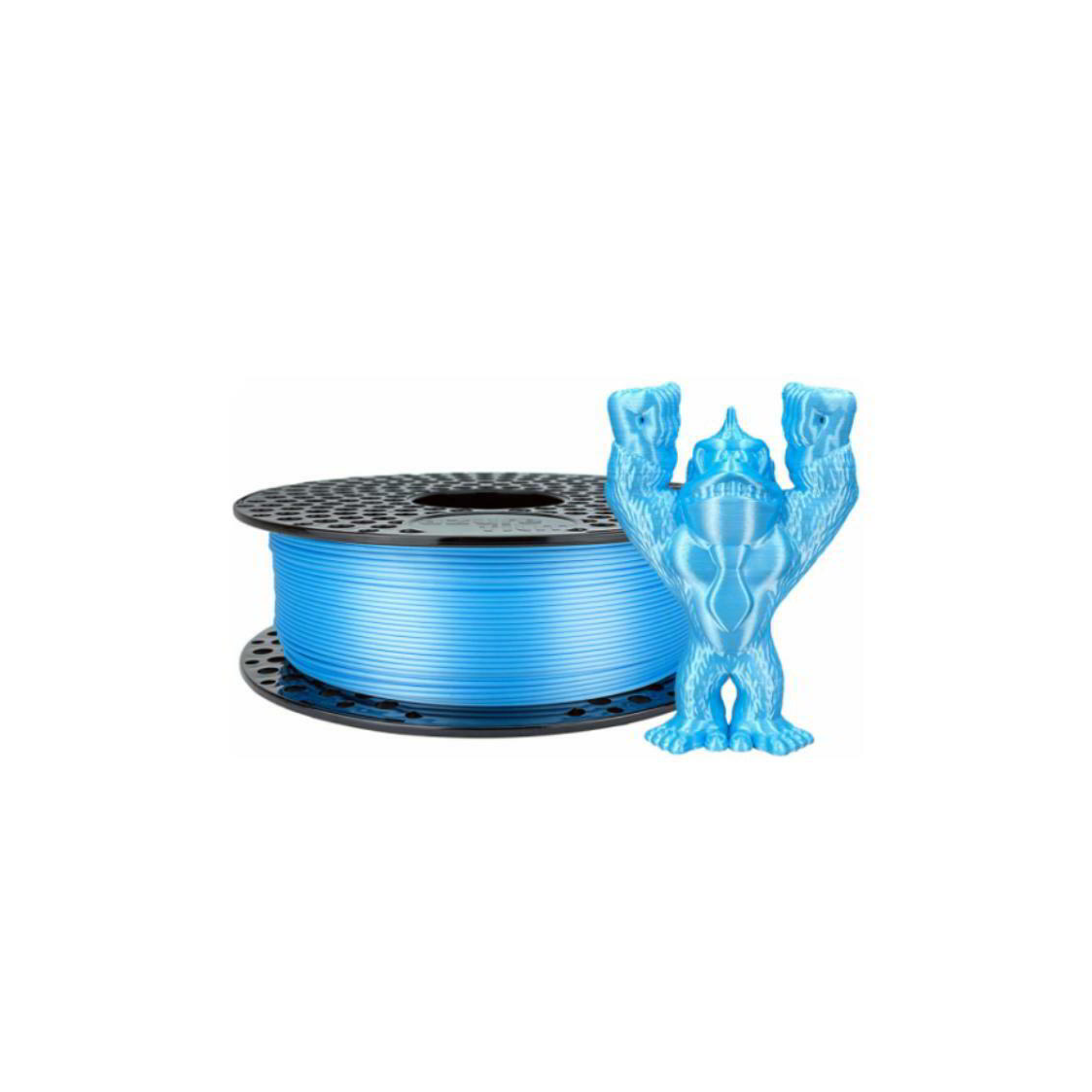 AzureFilm Filament PLA Silk 1.75mm 1 kg - Égszínkék (FL171-5015)
