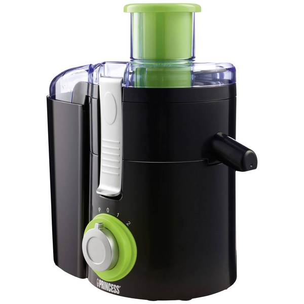 Сокоизстисквачка за плодове и зеленчуци Princess, 202040, 250W, 2 скорости, Черен / зелен