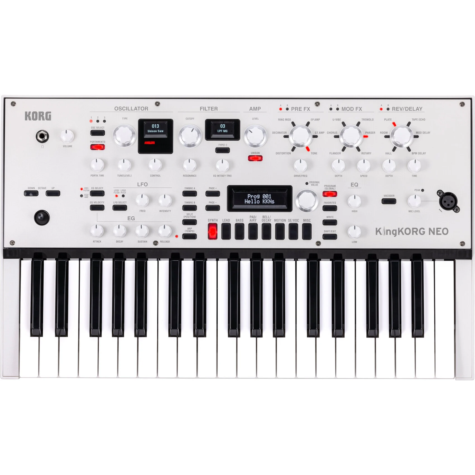 Korg KingKORG NEO Virtuális Analóg szintetizátor - Fehér (KINGKORG NEO)