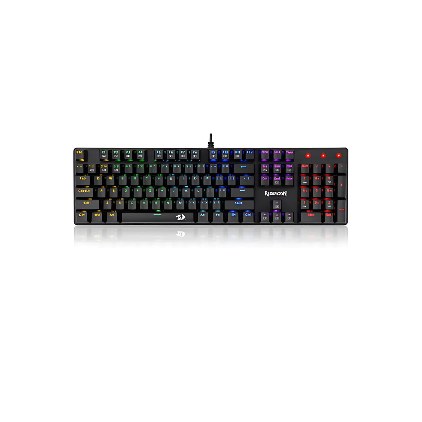 Клавиатура Redragon K671 Sindri — K671_RED_HU, унгарска подредба, червено-черна