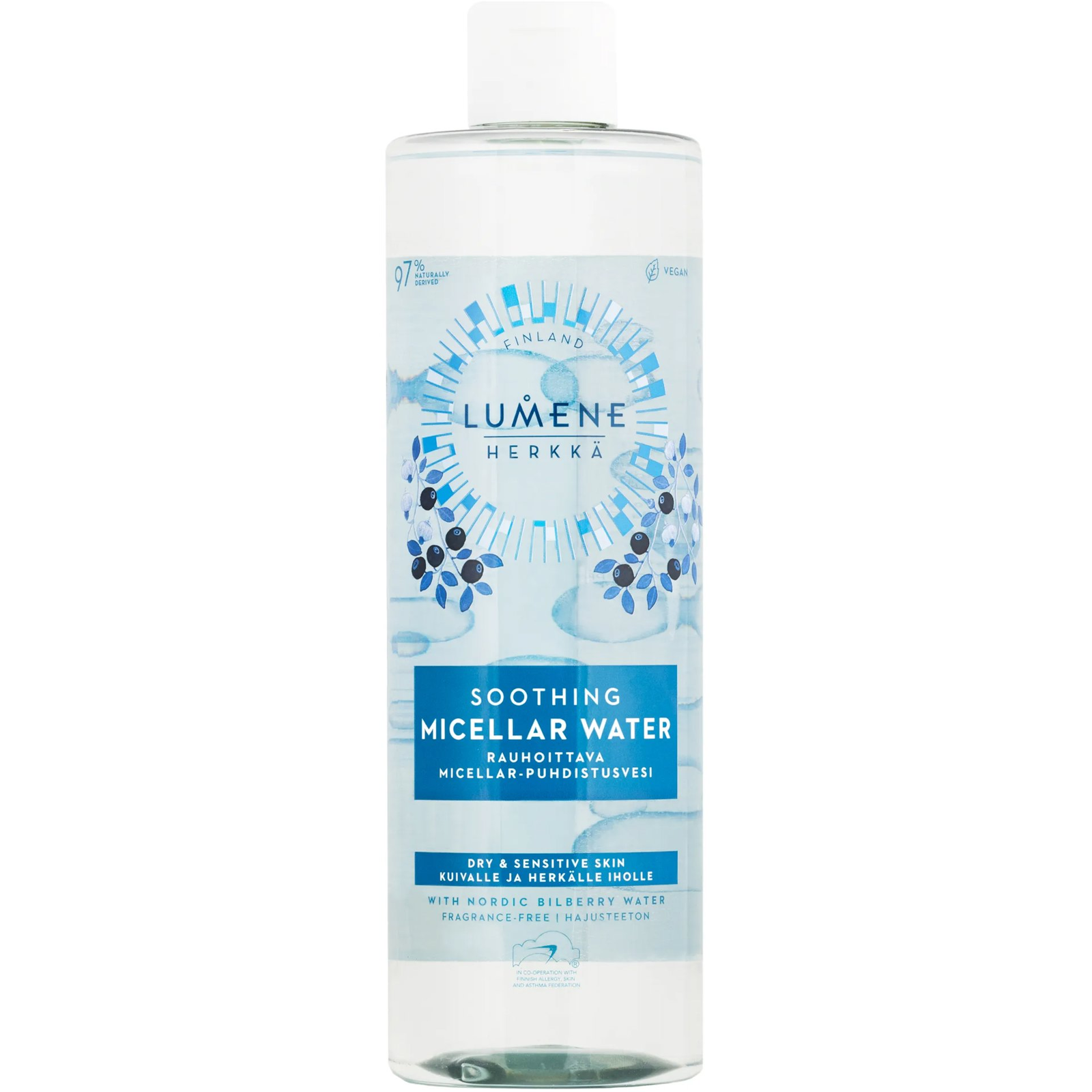 LUMENE Basic Cleansing Herkka Soothing Micellar Water 400 ml (6412600835762)