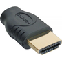 InLine 17690A csatlakozó átlakító HDMI A male HDMI D Fekete